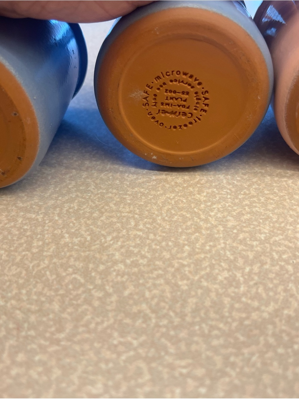 Ceramic Prep Jars Set - Gray and Orange - Picture 9 of 9